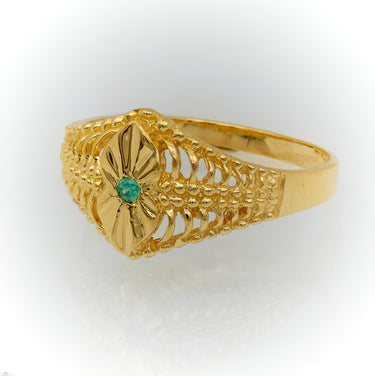10K Women Gold Ring with Stone Anillo de Mujer con Piedra de Oro 10k - Acosta´s jewelry